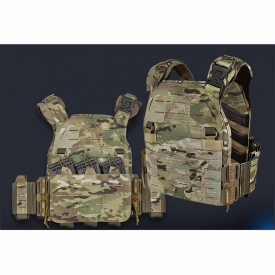 Level IV Rifle Rated Body Armor with Quick Release Plate Carrier