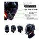 Cyberpunk Helmet Mask Cyberpunk Futuristic Helmet Cyberpunk Mask techwear with Light