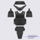 U.T.A TACTICAL ALLIANCE Rhino Tactical Vest Laser Cut D-Defense Fortress Tactical Vest Flame-Retardant Version