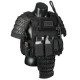 TacticalXmen Tactical Samurai Armor Set (2 x Shoulder armor 1 x Groin armor 2 x Wrist armor 2 × Skirt Armor)