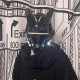 Cyberpunk Helmet Mask Cyberpunk Futuristic Helmet Cyberpunk Mask techwear Cyberpunk Cosplay with LED Lights