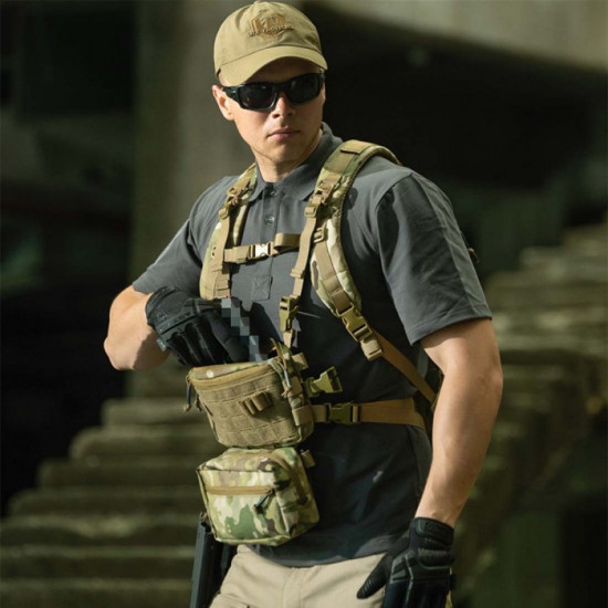 Multi-purpose Molle Tactical Outdoor Commuter Vest Accessory Chest Pack