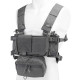 Tactical Multi-functional Expandable Chest Rig with Quick Detach System