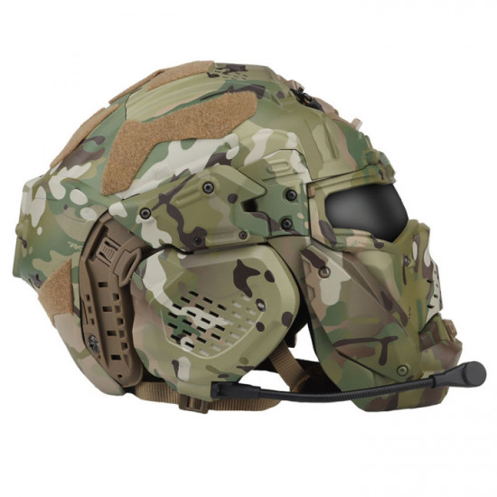 HL-99 Protective Helmet with Built-in Communication Earphone