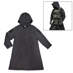 BACRAFT Outdoor Tactical Long Coat Training Cloak with Hood