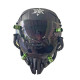 Cyberpunk Helmet Mask Cyberpunk Gothic Tactical Helmet Mask with Lights