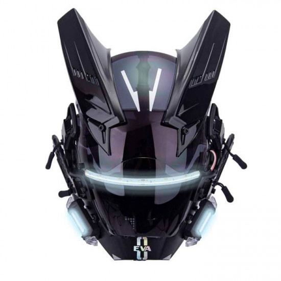 Cyberpunk Helmet Mask Cyberpunk Futuristic Helmet Cyberpunk Mask techwear Cyberpunk Cosplay with LED Lights