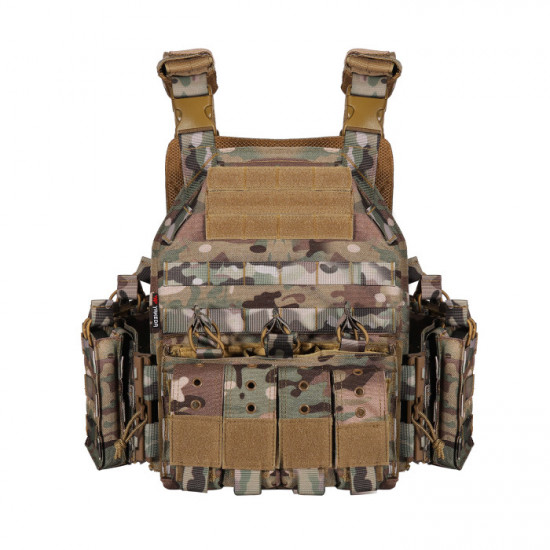 Quick Release Plate Carrier Airsoft Vest and UTA NIJ Level III Body Armor Ballistic Levels