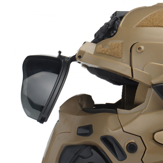 HL-98 Tactical Helmet with Built-in Communication Earphone