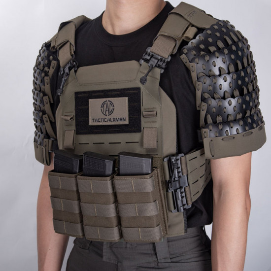 Detachable Lightweight Tactical Training Vest Plate Carrier-RG