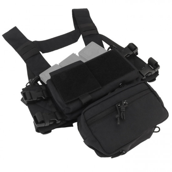 Tactical Multi-functional Expandable Chest Rig with Quick Detach System