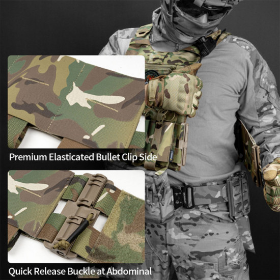 FCSK 3.0 Low-Visibility Lightweight Quick-Release Tactical Vest Set