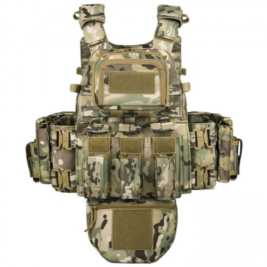 YAKEDA Quick Release Molle Combat Plater Carrier Tactical Vest