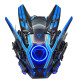 TacticalXmen Cyberpunk Blue Light Winged Mask With Gloves&Wrist Armor