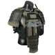 TacticalXmen Tactical Samurai Armor Set (2 x Shoulder armor 1 x Groin armor 2 x Wrist armor 2 × Skirt Armor)