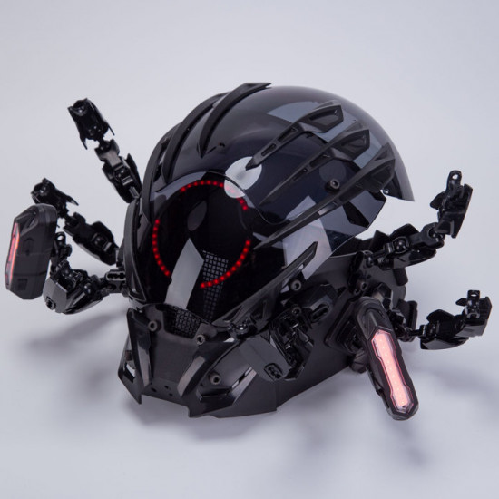 Cyberpunk Motorcycle Sci-Fi Mecha Warrior Mask