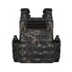 Quick Release Tactical Plate Carrier Vest with Level III Body Armor