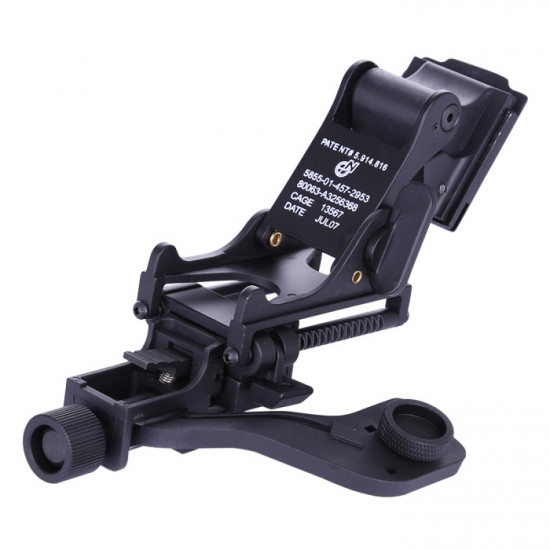 NVG Metal Mount Adapter with J Arm for AN/PVS PVS-14 - Black