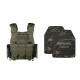 UNIVERSAL TACTICAL ALLIANCE X-Merlin Plate Carrier Tactical Vest & NIJ IIIA Protection Plates Set