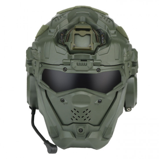 HL-99 Protective Helmet with Built-in Communication Earphone