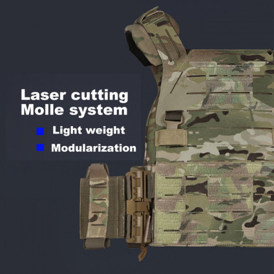 Level IV Rifle Rated Body Armor with Quick Release Plate Carrier