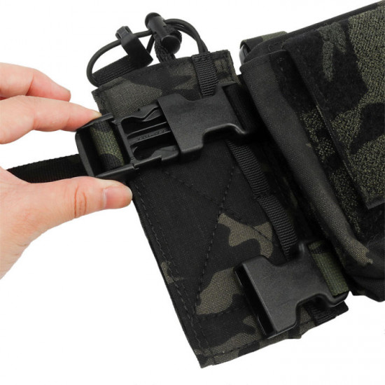 Tactical Multi-functional Expandable Chest Rig with Quick Detach System