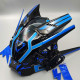 TacticalXmen Cyberpunk Blue Light Winged Mask With Gloves&Wrist Armor