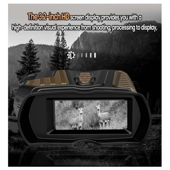 HD Photo & Video Infrared Night Vision Device Outdoor Binoculars