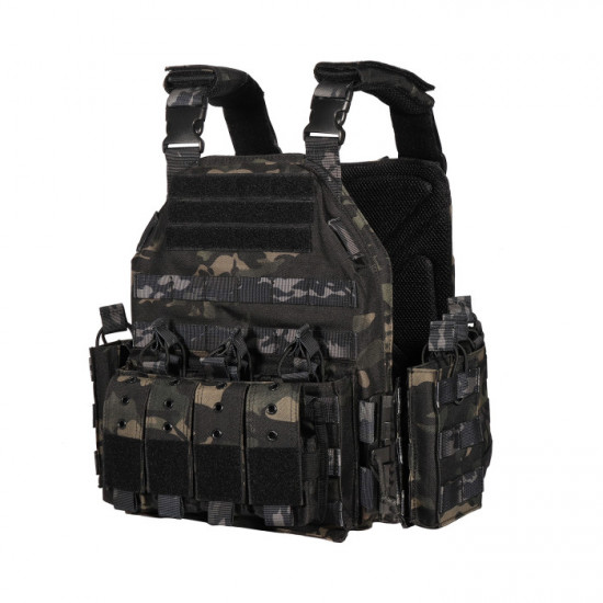 Quick Release Plate Carrier Airsoft Vest and UTA NIJ Level III Body Armor Ballistic Levels