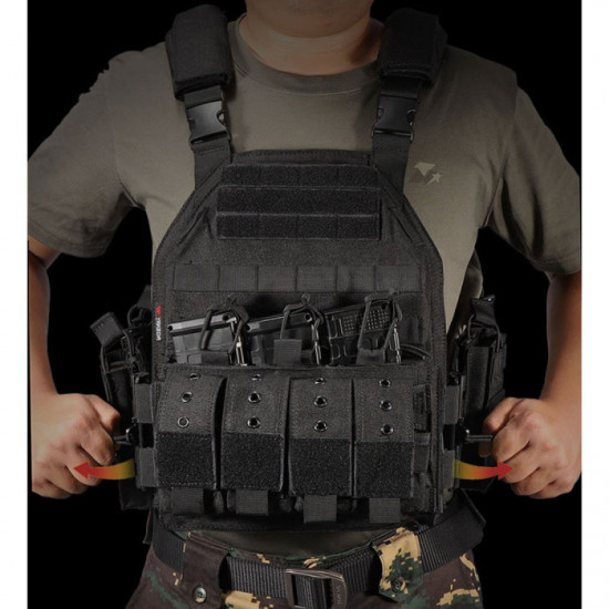 YAKEDA PHANTOM Modular Tactical Vest Plate Carrier Vest