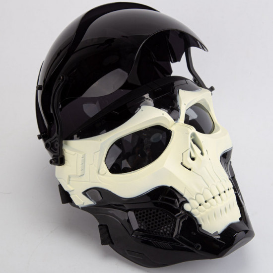 Cyberpunk Helmet Mask Cyberpunk Futuristic Punk Mecha Skull Head Mask