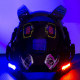 Punk Gothic Cyber Tactical Mask with Chargeable Lights Cosplay Prop (Rhythm Version)