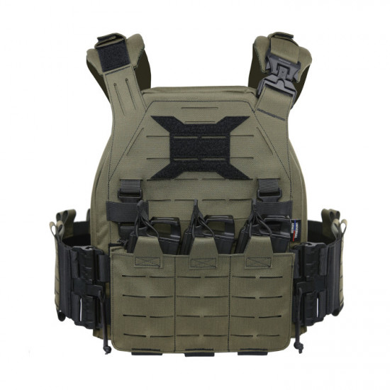 Level IV Rifle Rated Body Armor with Quick Release Plate Carrier