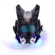 Punk Gothic Cyber Tactical Mask with Chargeable Lights Cosplay Prop (Rhythm Version)