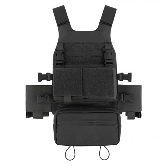 Outdoor Military Tactical Armor Warriors Protective Vest + Chest Hanging Kit