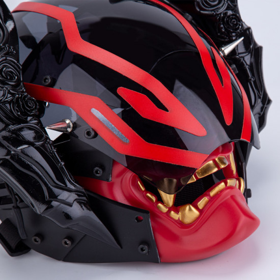 Punk Hannya Demon Luminous Rechargeable Mask